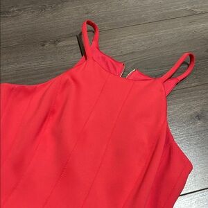 Calvin Klein Hot Pink Dress with Gold Zipper
